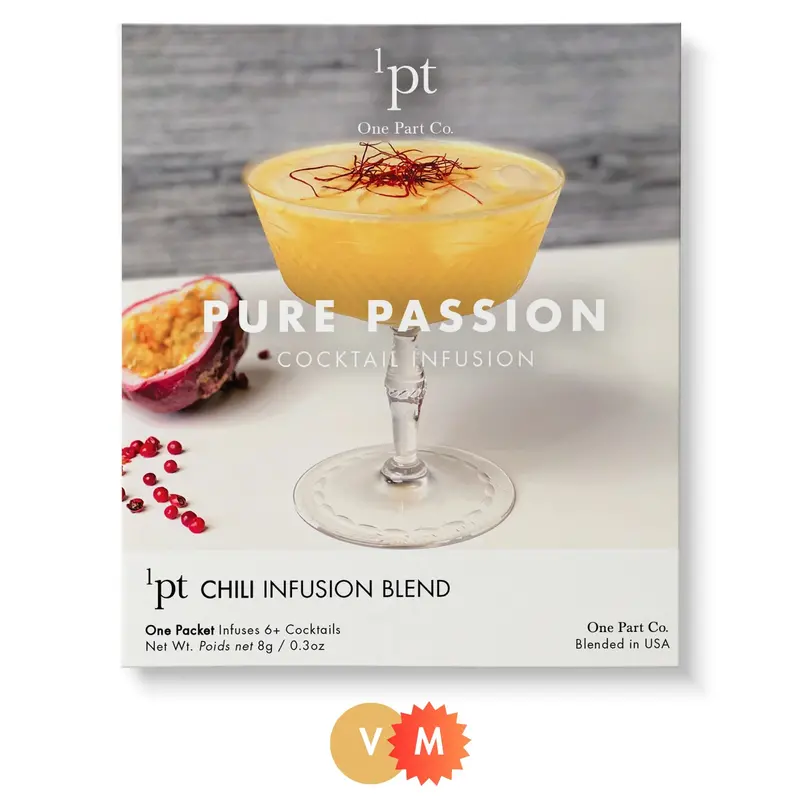 1-Pint Craft Cocktail Infusion – Pure Passion Flavor 1