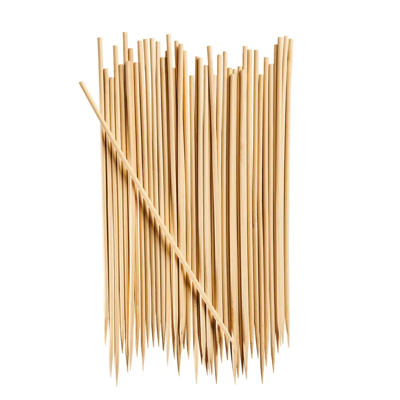10-Inch Bamboo Skewers – Natural, Heavy-Duty, 5000-Count 1