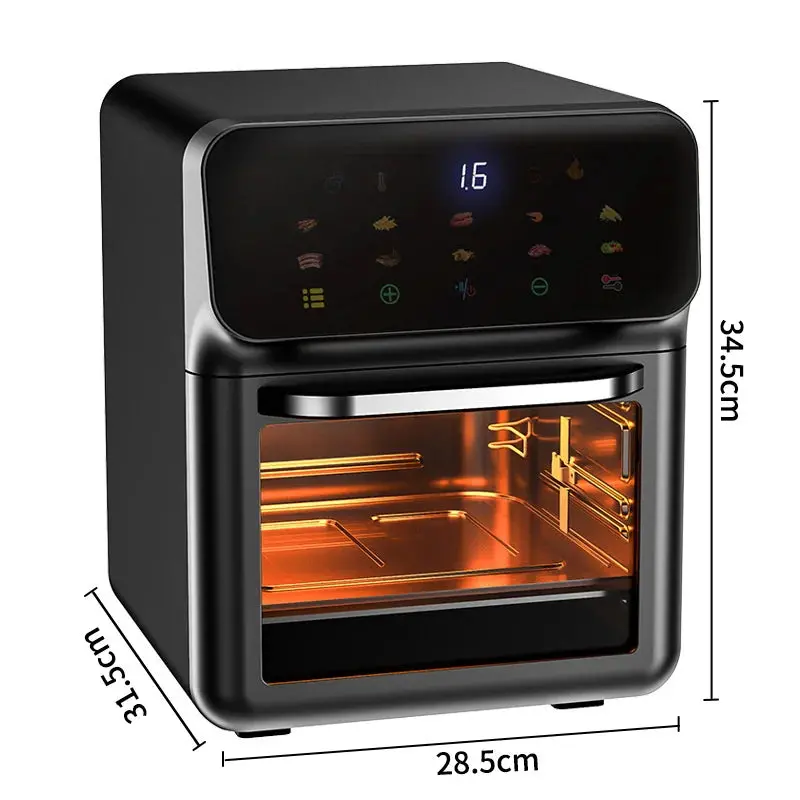 10-Liter Oil-Free Air Fryer With 360° Convection Baking And Deep-Frying Function 1