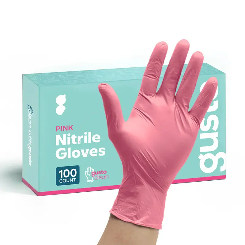 1000-Count Pink Small Nitrile Gloves – Soft-Fit Latex-Free Protection 1