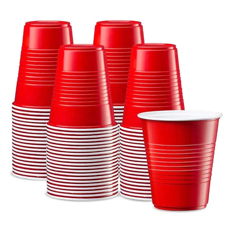12 Oz Red Disposable Party Cups – 240 Count 1