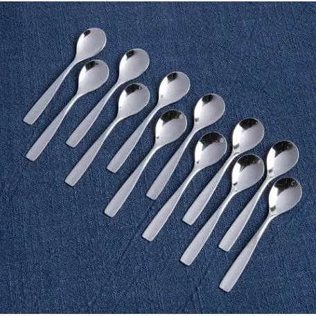 12-Piece Euro-Style Stainless Steel Espresso Spoons Set 1