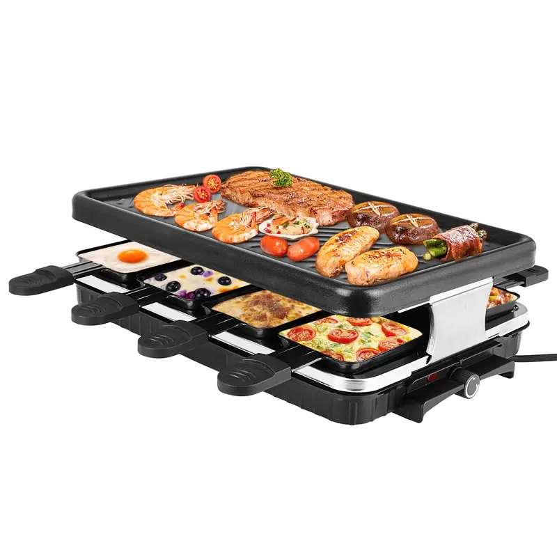 1300W Smokeless Indoor Searing Grill With Removable Nonstick Griddle Plates 1
