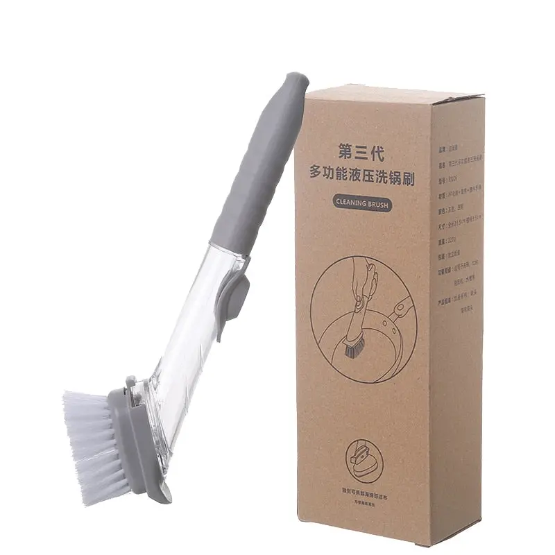2-In-1 Dishwashing Brush & Sponge Holder – Built-In Detergent Dispenser 1