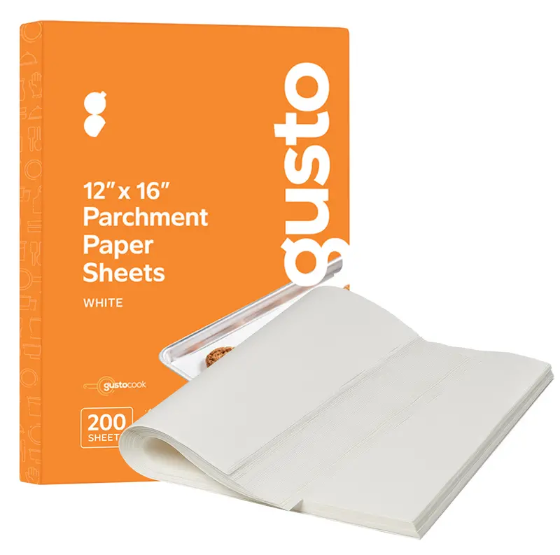 2400-Sheet White Parchment Paper Sheets – 12 X 16 Inches, Precut & Non-Stick 1