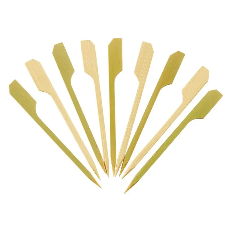 3.5-Inch Bamboo Paddle Skewers – 5,000-Count Eco-Friendly Wooden Picks 1