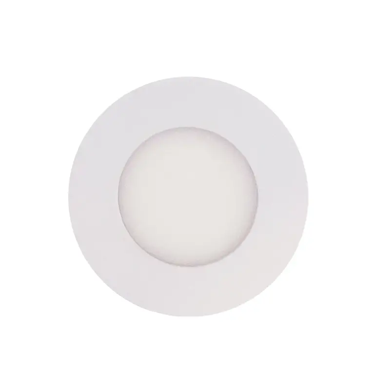 3W Round Recessed Led Panel – Cool White 1