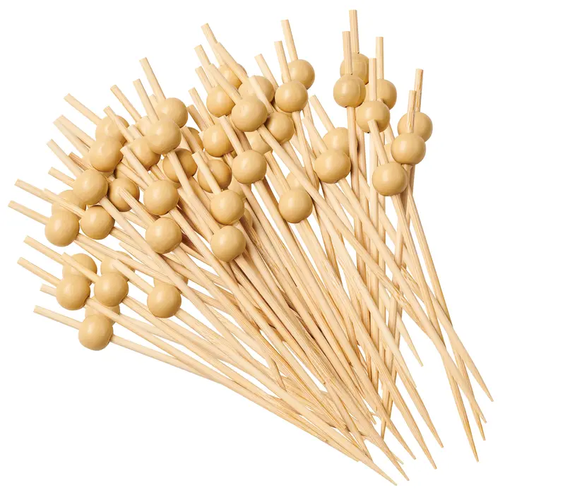 4.7-Inch Natural Wooden Skewers – 1,000-Count Unfinished Food Preparation Sticks 1