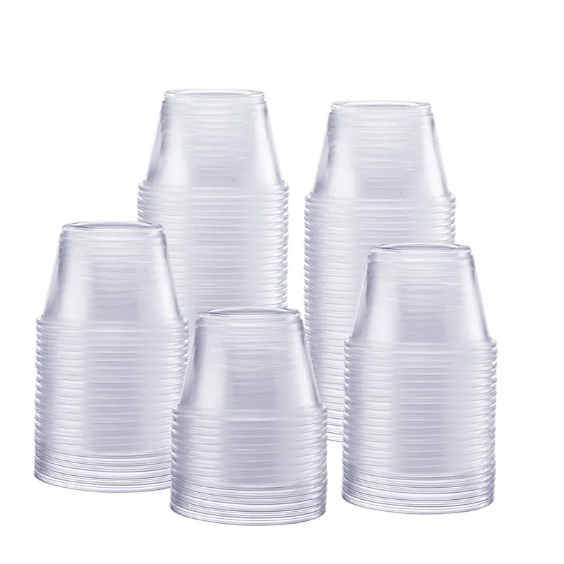 4 Oz Open-Top Soufflé Cups – 250-Count Disposable Plastic Portion Cups (No Lids) 1