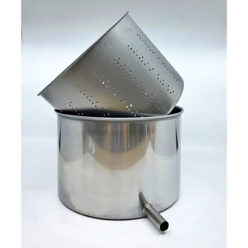 8-Inch Italian-Made Torchietto Fruit And Vegetable Press – 5-Litre Capacity With Perforated & Solid Baskets 1