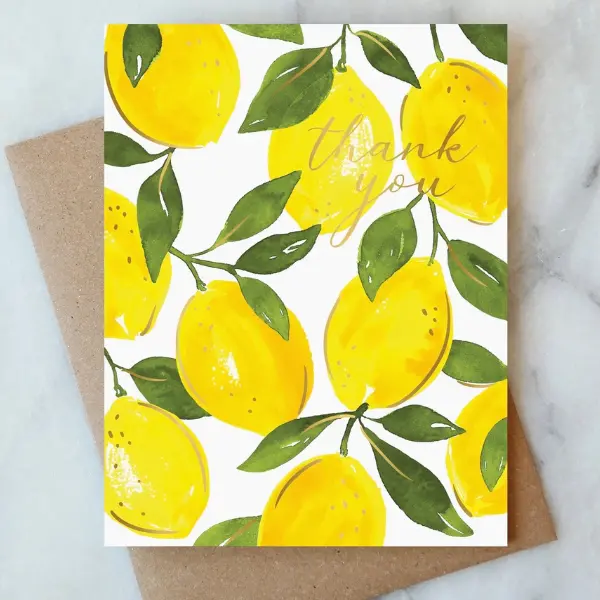 Abigail Jayne Lemon-Inspired Thank You Card 1