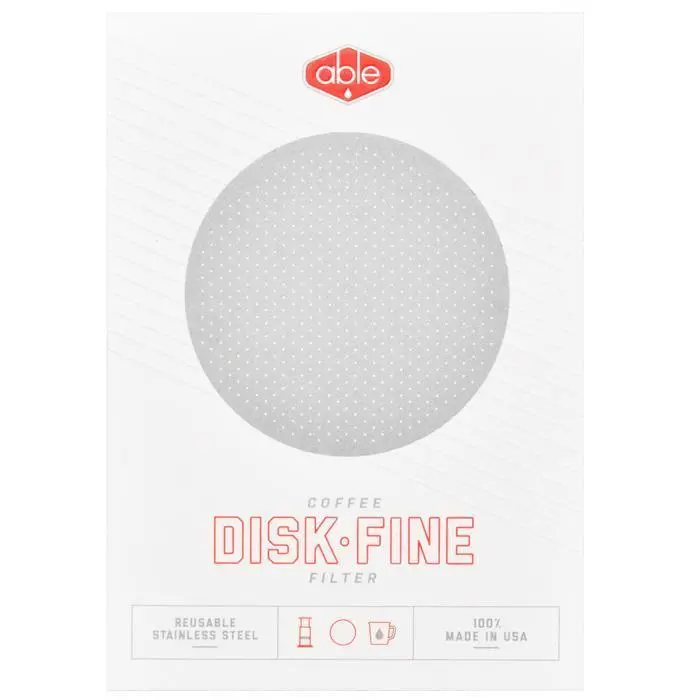Able Disk Metal Filter For Aeropress – Reusable Coffee Screen 1