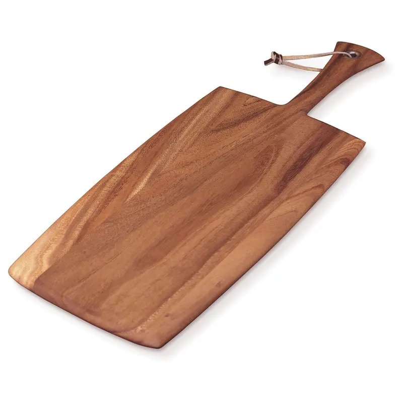 Acacia Wood Rectangular Paddle Serving Board 1