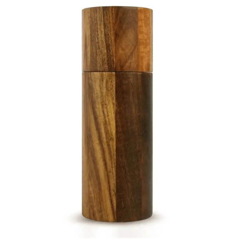 Adhoc Acacia Wood Salt & Pepper Grinder – Large 17 Cm Manual Mill 1