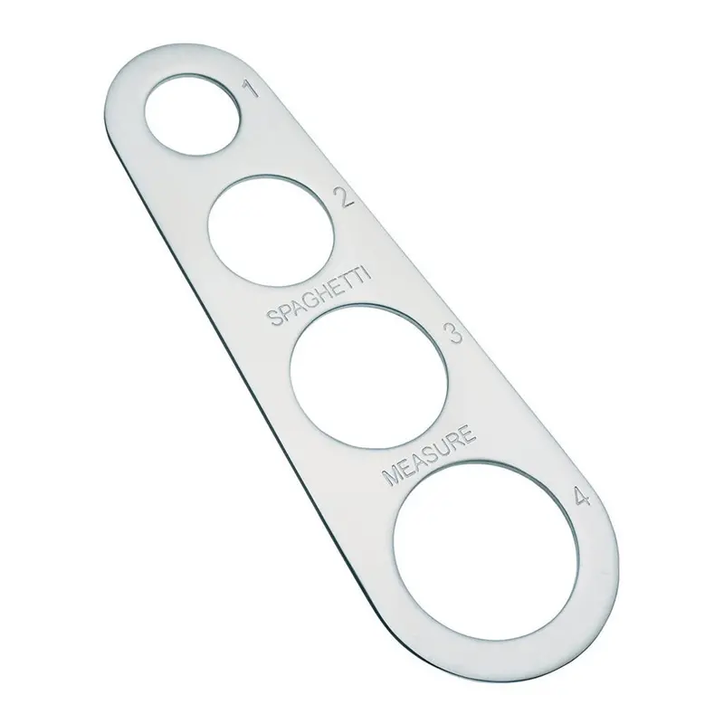 Adjustable Spaghetti Portion Measurer – Stainless Steel Guide 1