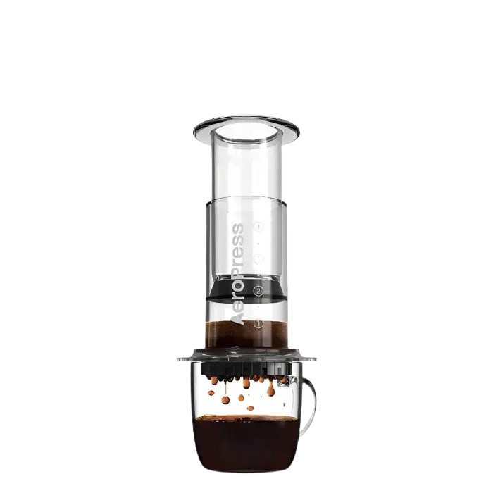Aeropress Clear – Transparent Pour-Over Style Coffee Maker 1