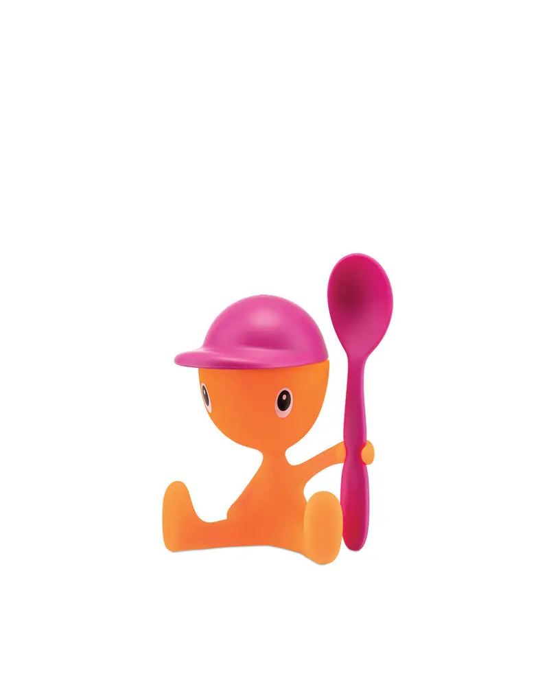 Alessi Cico Egg Topper In Pink 1