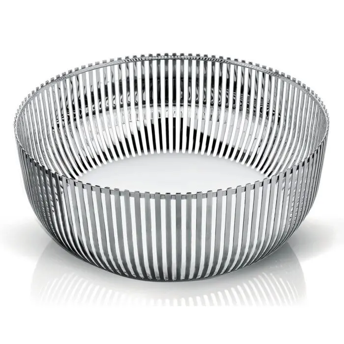 Alessi Fruit Bowl – Mirror-Finish Stainless Steel Centerpiece 1