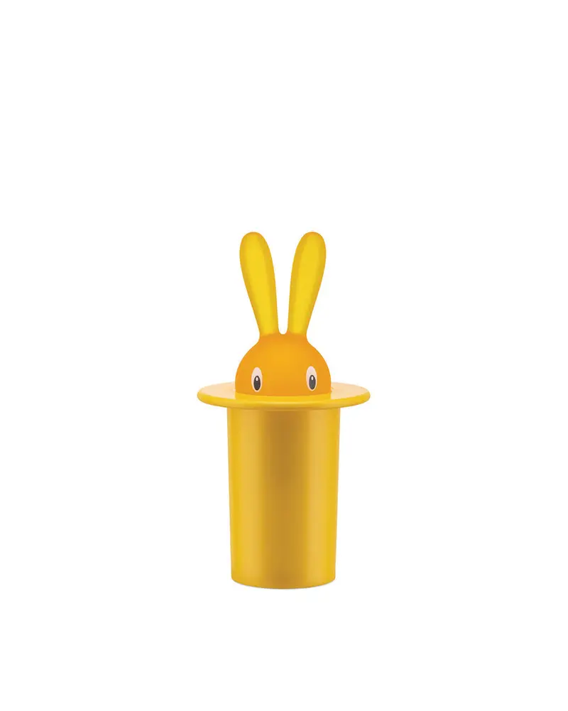 Alessi Magic Bunny Toothpick Holder In Yellow 1