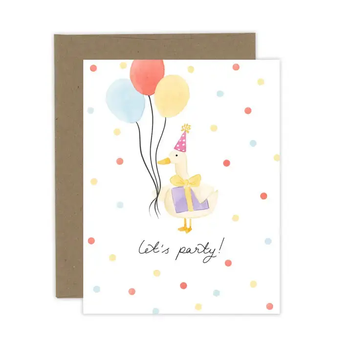 Almeida Illustrations – ‘Silly Goose Party’ Celebration Pan 1