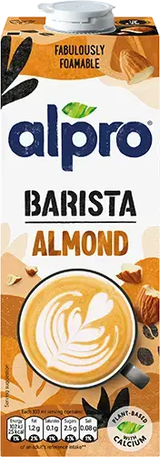 Alpro Barista Almond Milk (Plant-Based, Barista Blend) 1