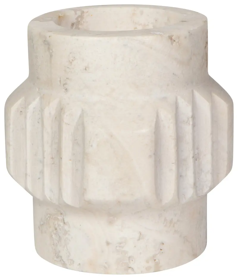 Altis Minimalist Travertine Candle Holder 1