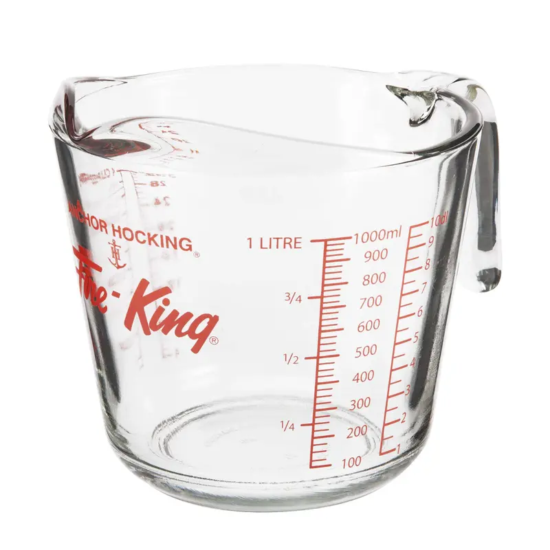 Anchor Hocking Fire-King Heat-Resistant 4-Cup Measuring Cup 1