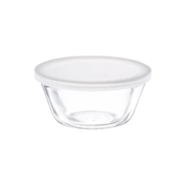 Anchor Hocking Lidded Glass Custard Cup – Oven-Safe 1