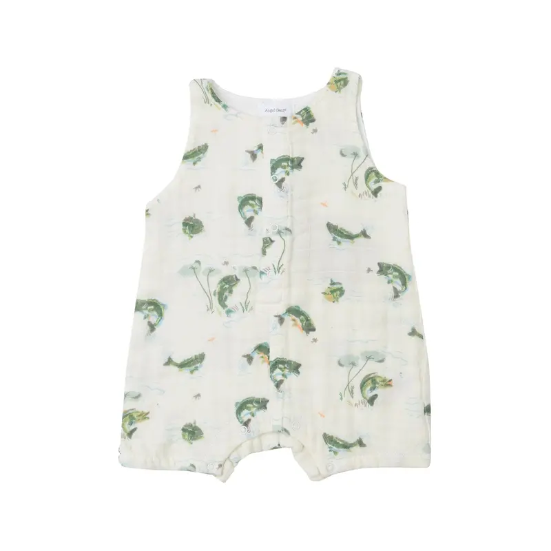 Angel Dear Bass-Inspired Shortall Romper For Toddlers 1