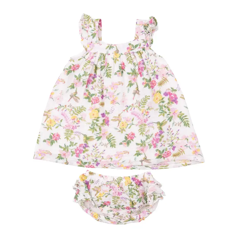 Angel Dear Cute Hummingbirds Sundress With Diaper Cover 1