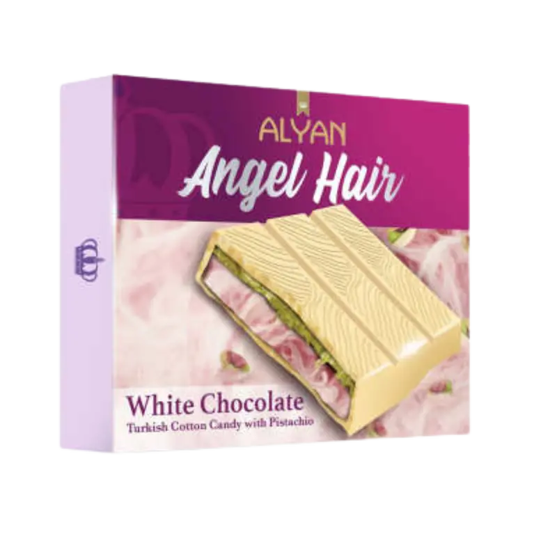 Angel Hair White Chocolate Bars – 80 G (Alyan Brand) 1