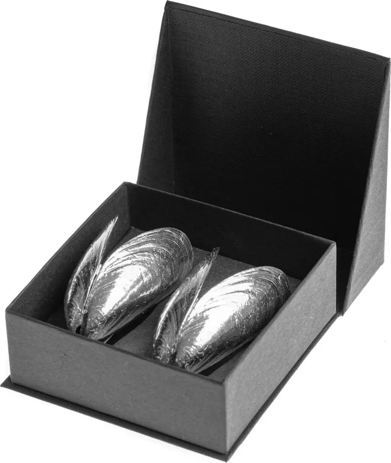 Anovi Solid Tin Mussel Serving Set — Premium Shellfish Cutlery 1
