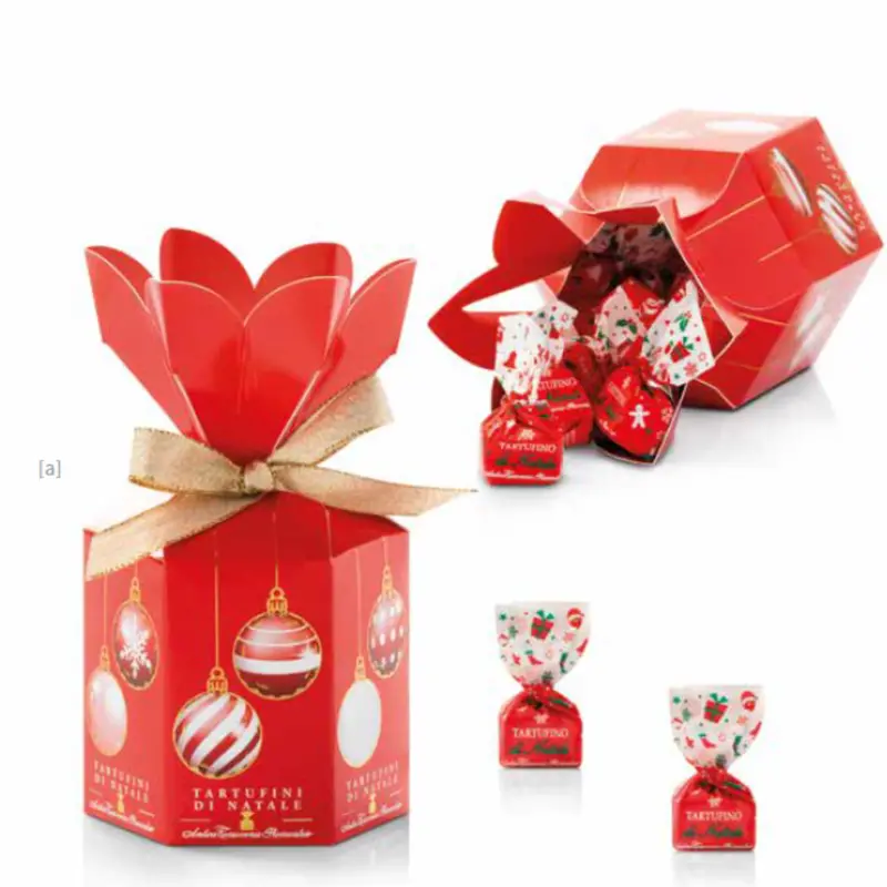 Antica Torroneria Christmas Flower Gift Box – Tartufini Collection 1
