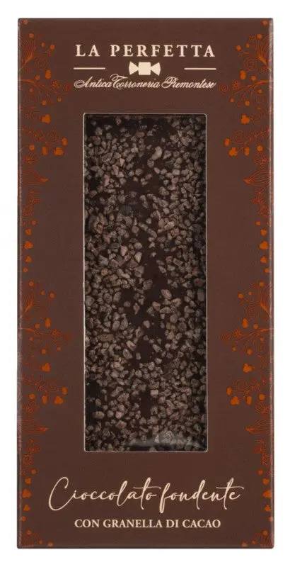 Antica Torroneria Le Perfetta Dark Chocolate Bars (70% Cacao) With Cocoa Nibs – 85 G 1