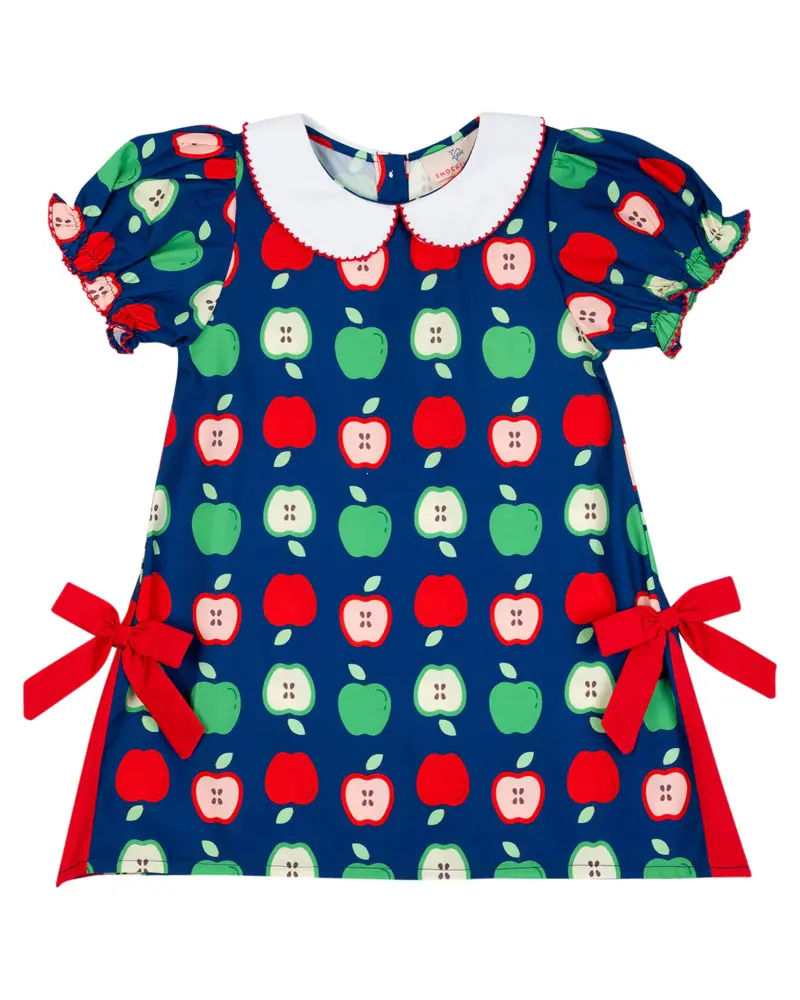 Apple Orchard Patterned Girls' Dress 1