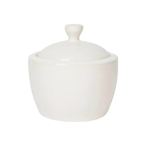 Aquarius Lidded Ceramic Sugar Bowl With Creamer Matching Set 1