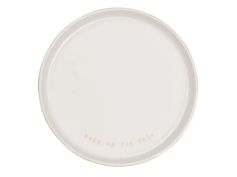 Asa Dessert Plate – 'Woke Up For This', 22 Cm Diameter, 2.3 Cm Height 1