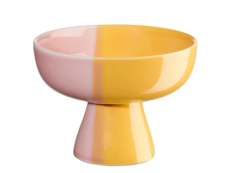 Asa Footed Bowl – Passion Fruit Smoothie Theme, 11 Cm Diameter × 8 Cm Height 1