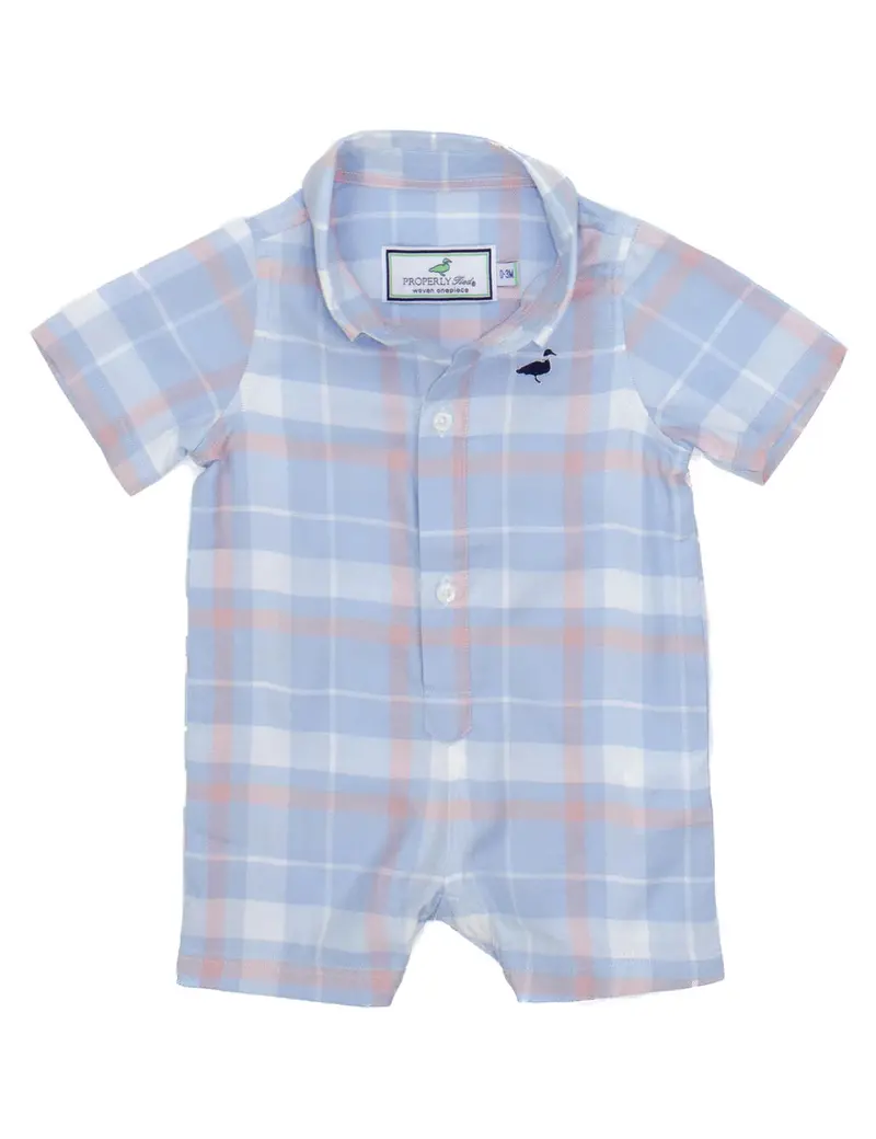 Baby Seasonal Shortall In Seaside – Adorable All-In-One Outfit 1