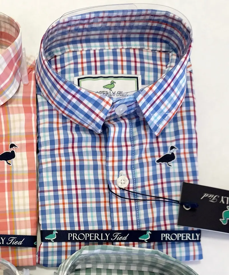 Baby Seasonal Sport Shirt In Houston – Modern Neutral Short-Sleeve 1