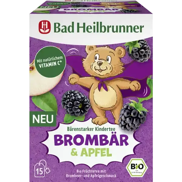 Bad Heilbrunner Kids’ Berry-Apple Fruit Tea With Natural Vitamin C 1