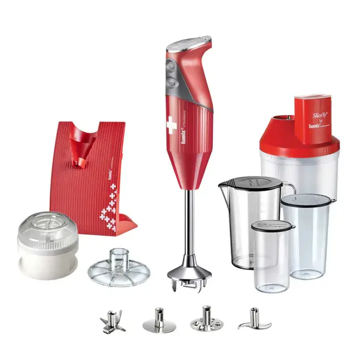 Bamix Superbox Hand Blender Set – 250W Red Edition 1