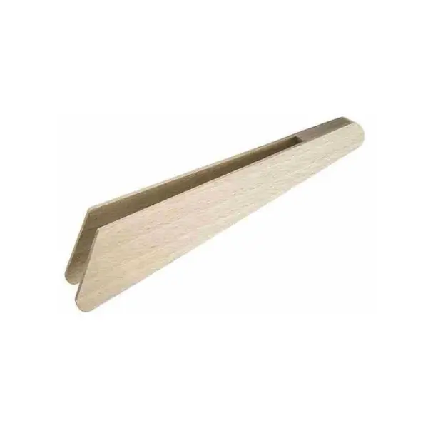 Beechwood Toast Tongs – Natural Wood Serving Grips For Hot Items 1