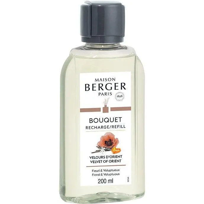 Berger Velvet Of Orient Reed Diffuser Refill – 200Ml Luxury Scented Bouquet 1
