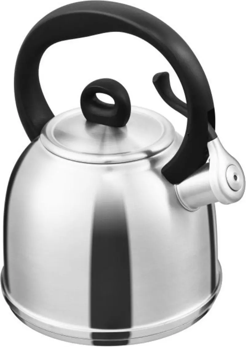 Berghoff Essentials Cami Whistling Kettle – 1.9 L Stainless Steel Stovetop Boiler 1