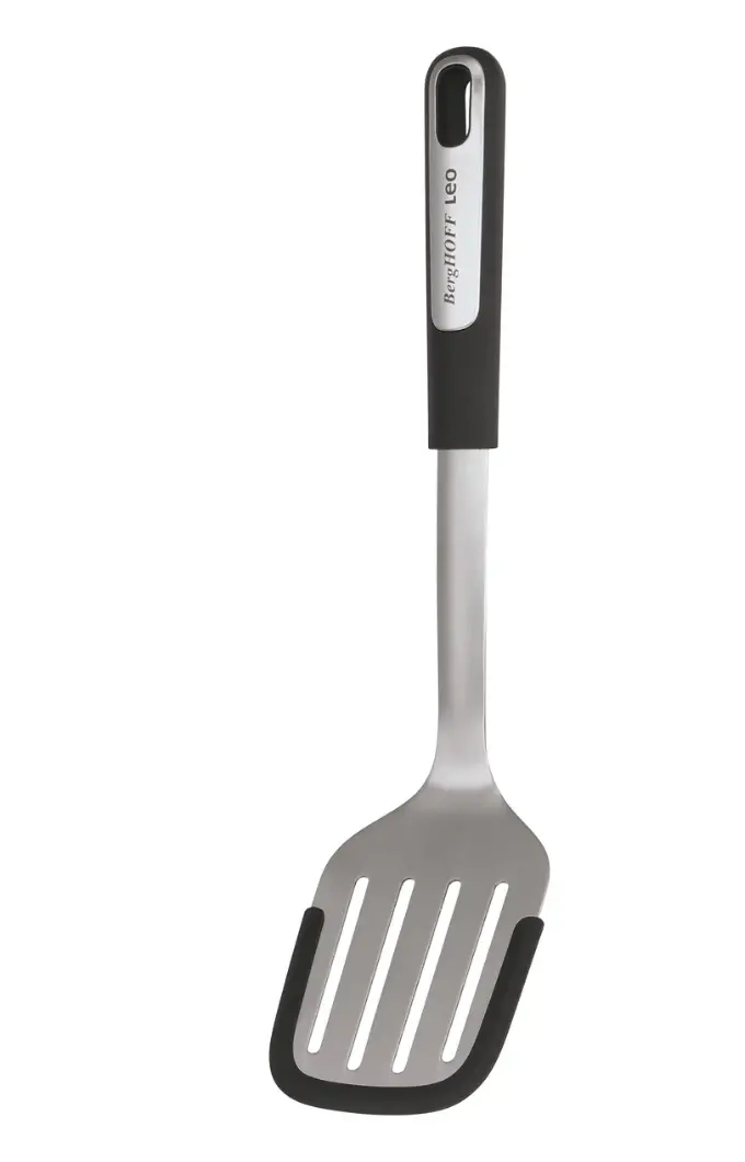 Berghoff Leo Grooved Silicone Spatula – Graphite 1