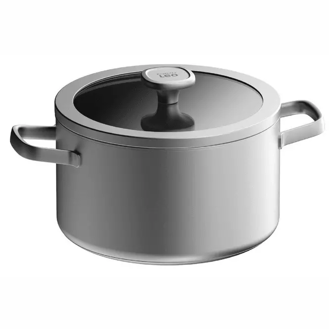 Berghoff Leo R Stainless Steel Saucepan With Lid – 24 Cm, Graphite 1