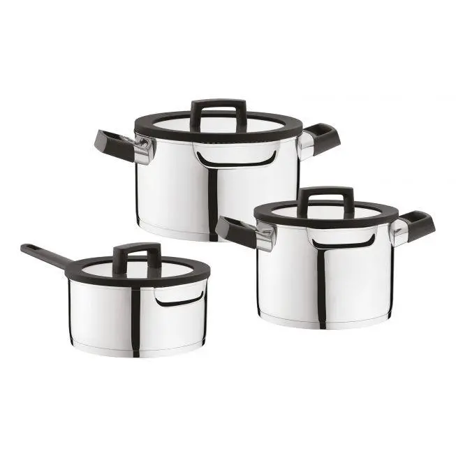 Berghoff Uqonic Downdraft 6-Piece Premium Cookware Set 1