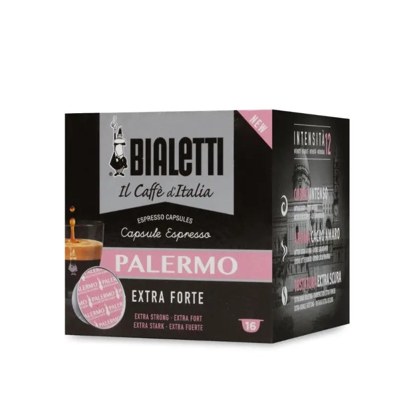 Bialetti Palermo Ground Coffee Capsules – 16-Count 1
