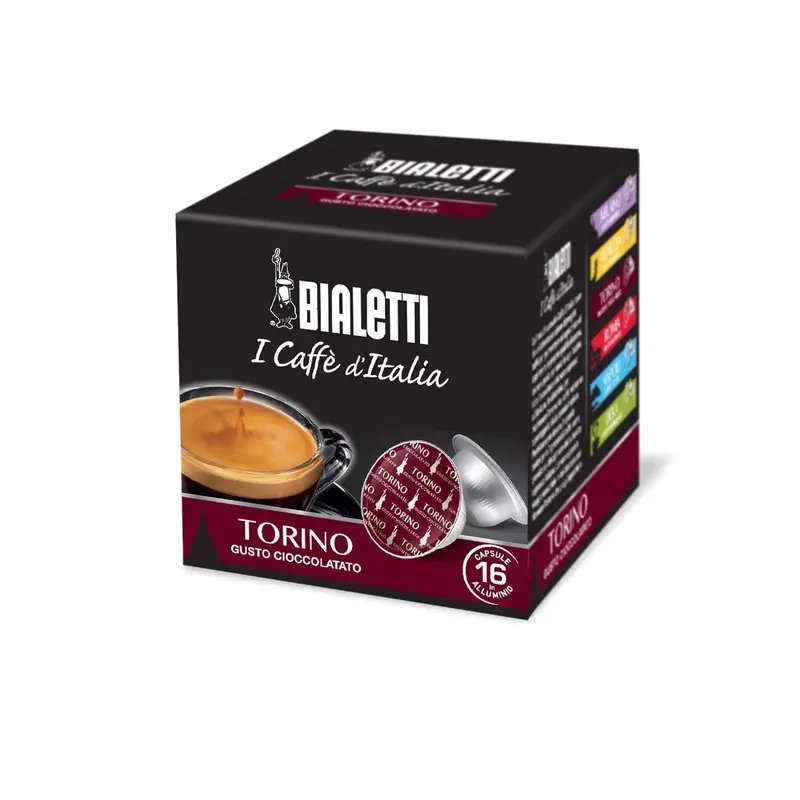 Bialetti Torino Ground Coffee Capsules – 16-Count 1